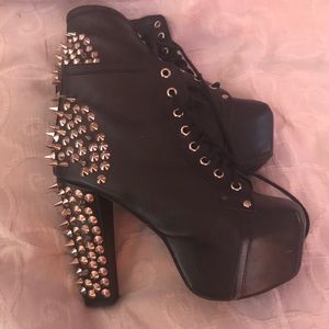 Jeffrey Campbell spiked boots